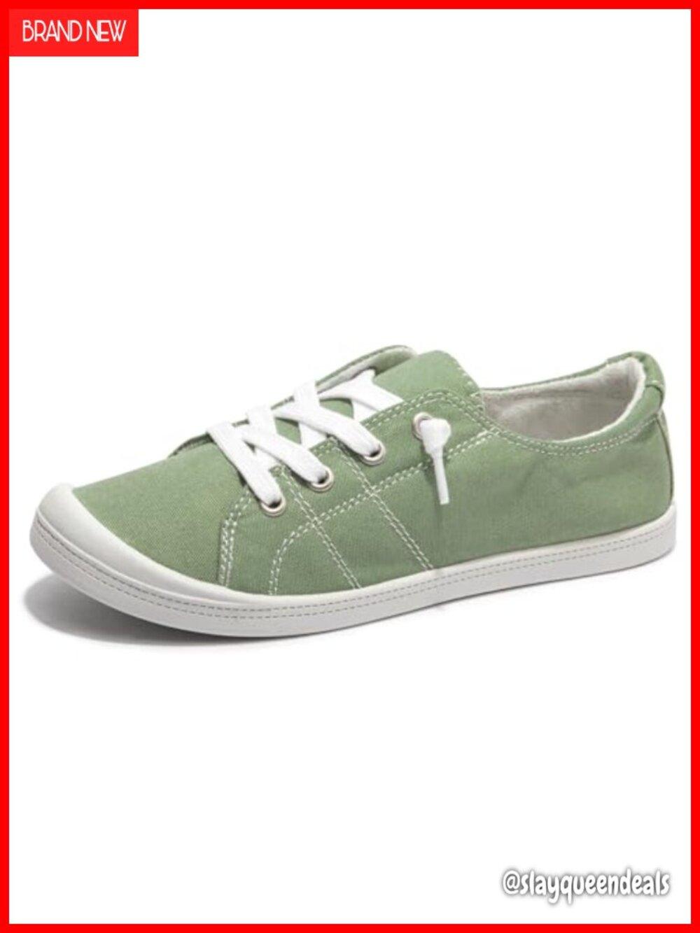 Womens Canvas Slip On Sneakers Low Top Casual Loafers Comfortable Flats